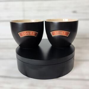 Baileys Irish Cream "Mine & Yours" Bowls Cups Mugs Coffee (Set Of 2) Collection